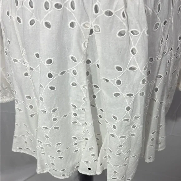 Gianni Bini Katrina White Eyelet Dress Size M NWT - Picture 6 of 14